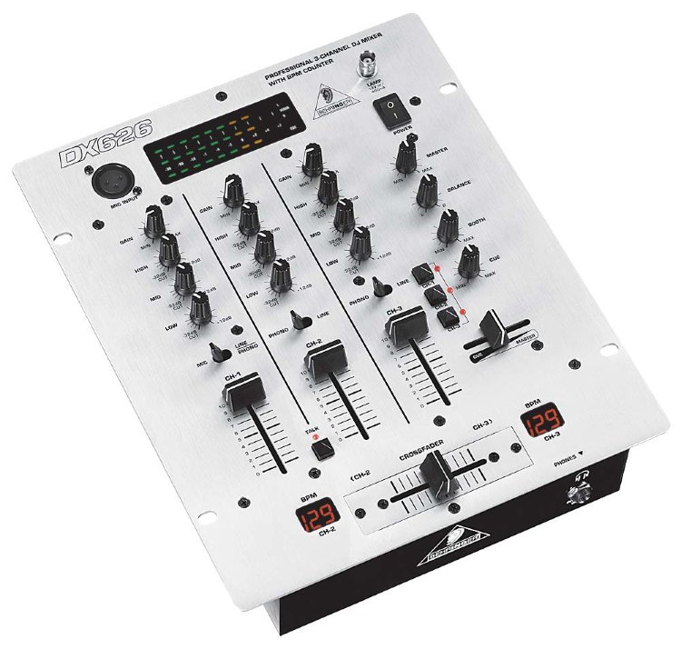 Купить Behringer PRO MIXER DX626 Профессиональный 3канальный микшер в