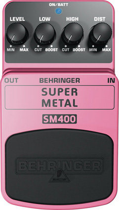 Behringer SM400 SUPER METAL Педаль эффектов